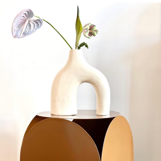 Cob White Vase